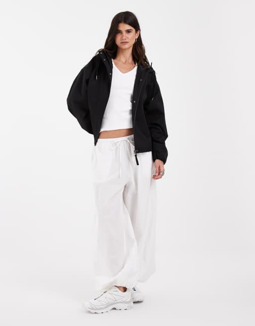 JJXX zip through hooded jacket in black, 2 of 4