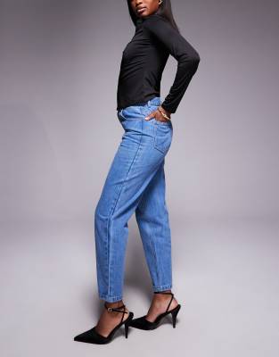 Jluxlabel Roesia Slim Fit Denim Jeans In Blue