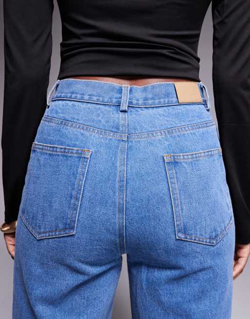 JLUXLABEL Roesia slim fit jeans in medium blue wash, 4 of 5