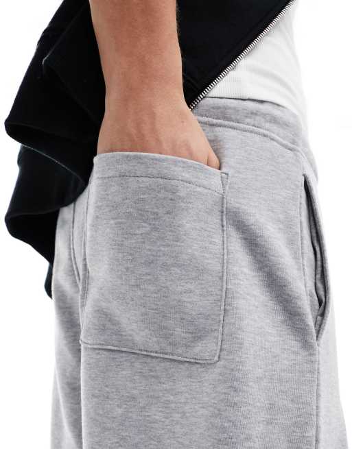 Jogger gris jaspeado de pernera ancha de ASOS DESIGN, 2 de 5