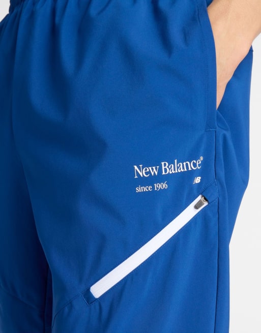 Joggers azul galaxia de tejido liso Reimagined de New Balance, 4 de 4