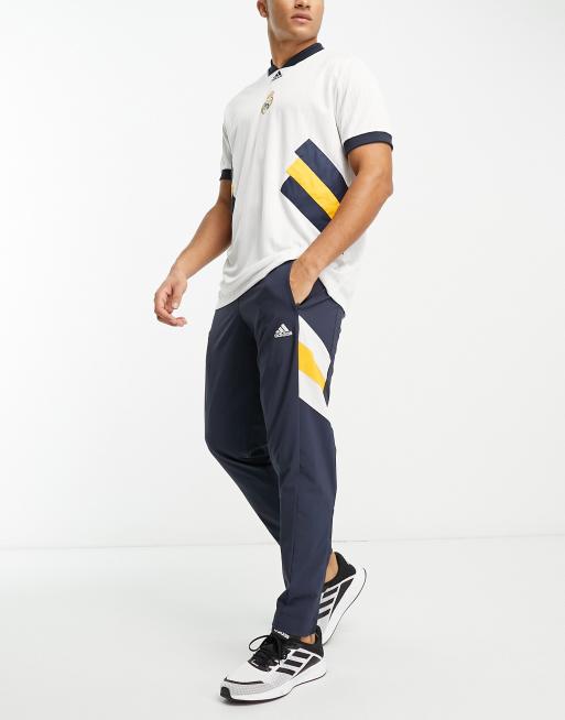 Joggers azul marino con diseño del Real Madrid Icons de adidas Football