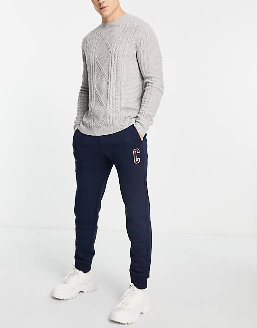 Hombre Pantalones y mallas | Joggers azul marino de Champion - VR77352