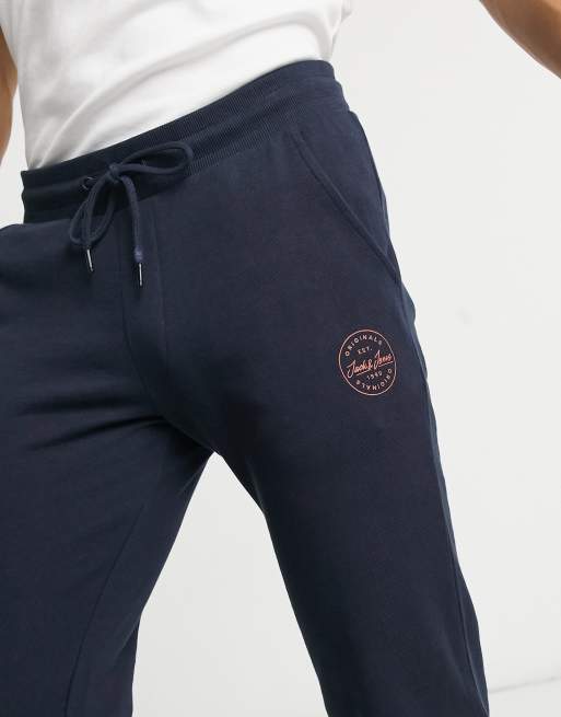 Joggers azul marino de corte slim de Jack & Jones Intelligence, 3 de 4