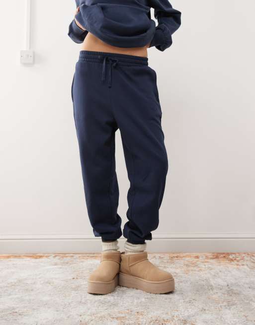 Joggers azul marino extragrandes de Miss Selfridge (parte de un conjunto), 2 de 5