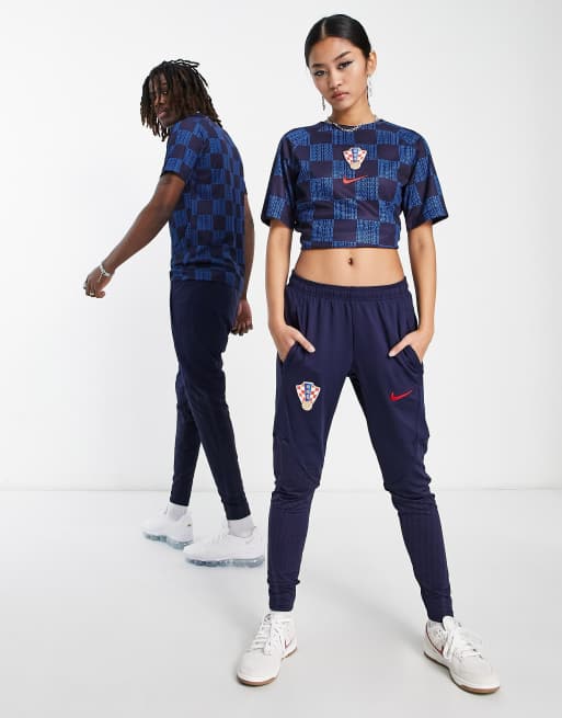Joggers azul oscuro unisex con diseño de la selección de Croacia para la Copa Mundial 2022 Strike de Nike Football