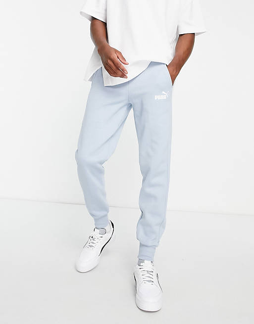 Hombre Joggers de ropa deportiva | Joggers azul pálido exclusivos en ASOS de PUMA Essentials - OX61318