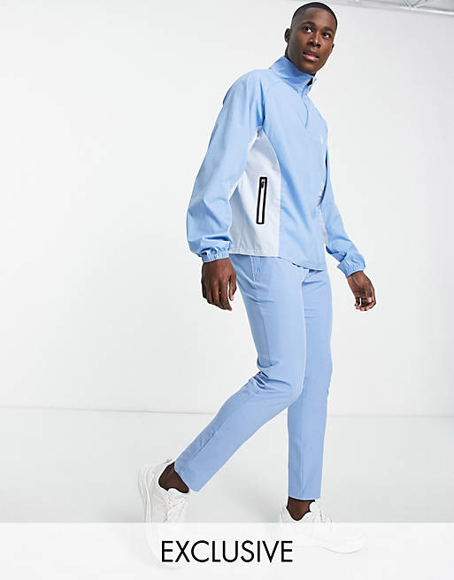Hombre Pantalones y mallas | Joggers azules de corte slim de South Beach Man - OE64268