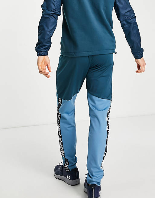 Hombre Pantalones y mallas | Joggers azules Tricot de Under Armour - YU08899