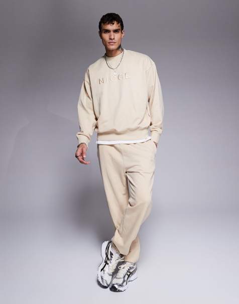 Joggers beis lavado de Nicce (parte de un conjunto) - view 1