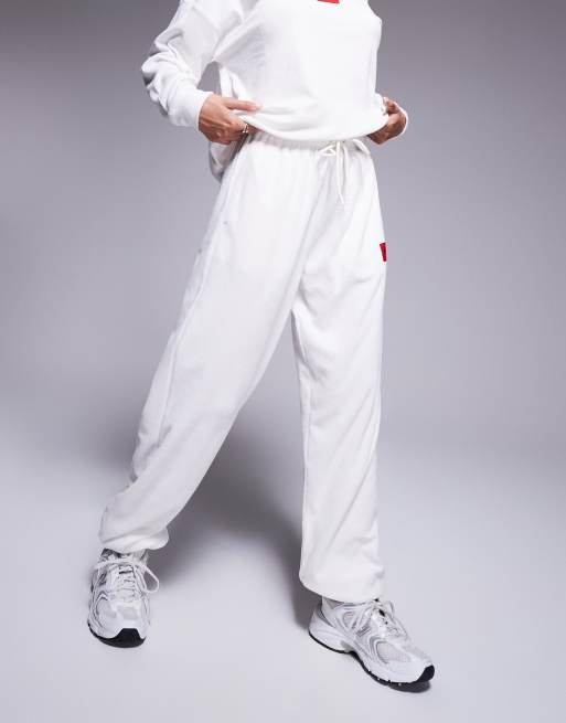Joggers blanco hueso suaves Neve de HUGO Bodywear (parte de un conjunto), 2 de 5