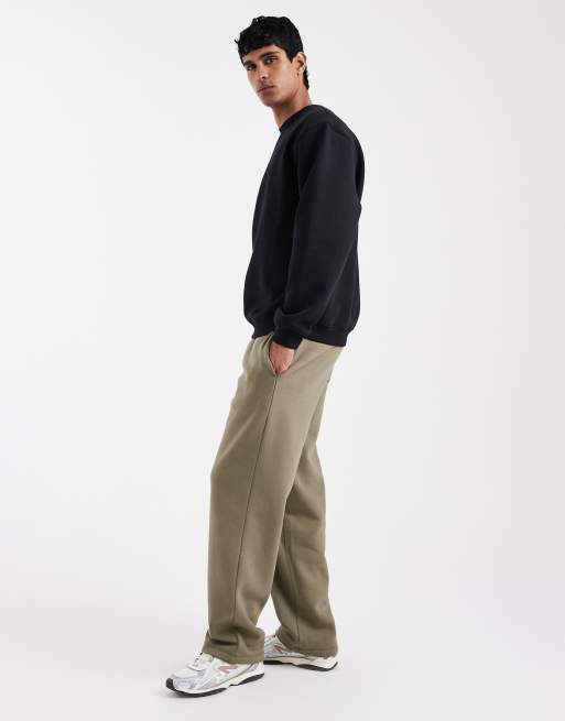 Joggers caquis básicos de pernera recta de ASOS DESIGN, 3 de 5