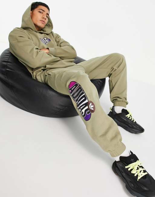 Joggers caquis de corte tapered 