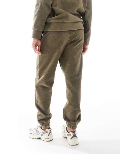 Joggers caquis extragrandes con forro de felpa de Miss Selfridge, 5 de 5