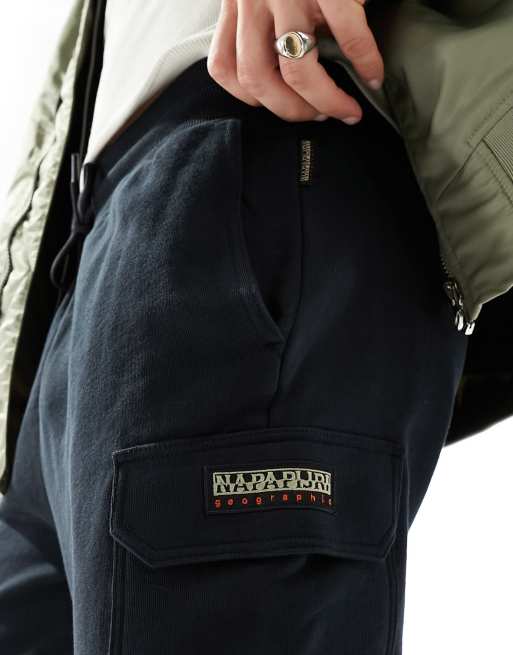 Joggers cargo negros de corte suelto Palmer de Napapijri, 2 de 5
