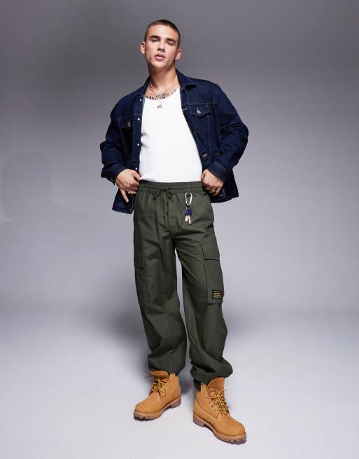 Joggers cargo verde oscuro utilitarios con bajos ajustados Rochester de Champion