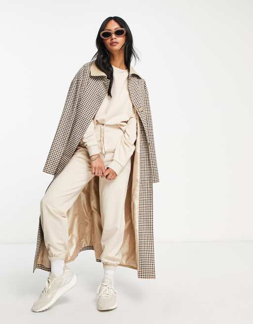 Joggers color avena jaspeado básicos de corte slim de ASOS DESIGN