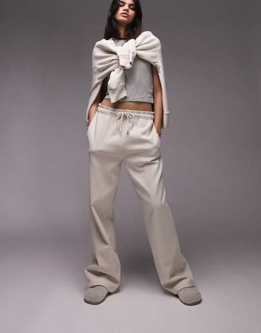 Joggers color crudo de corte recto de Topshop (parte de un conjunto)