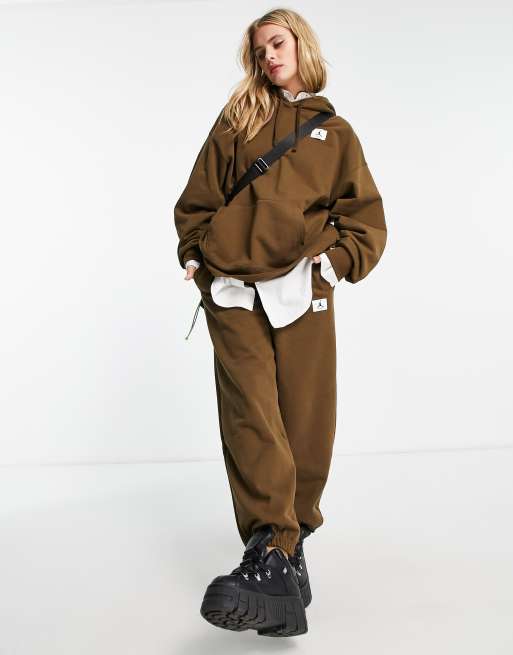 Joggers color oliva claro de felpa Flight de Jordan