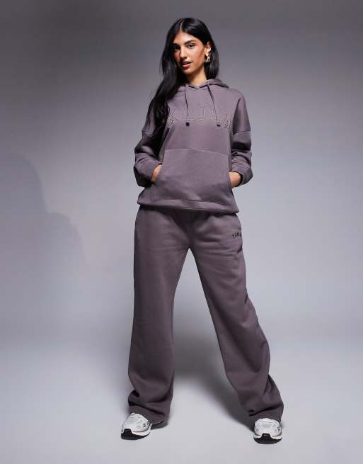 Joggers color topo de pernera ancha de Kaiia (parte de un conjunto)