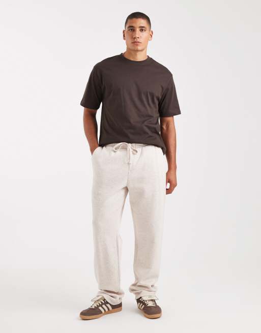 Joggers de chándal color avena jaspeado holgados de Cotton On, 2 de 5