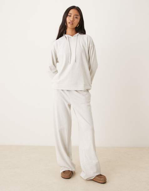 Joggers de chándal gris claro de pernera ancha de JDY (parte de un conjunto) - view 1