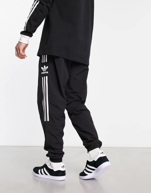 Joggers de ch ndal negros adicolor Lock Up de adidas Originals ASOS