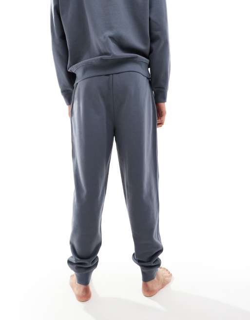 Joggers de estar por casa azules con logo a tono de Calvin Klein, 2 de 5
