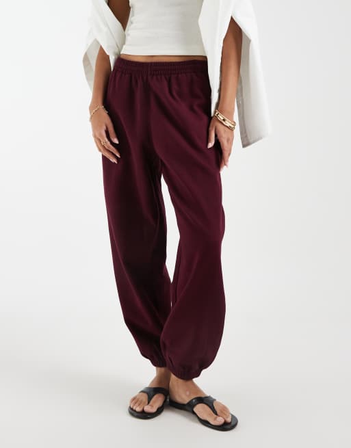 Joggers granates básicos de adidas Originals, 2 de 5