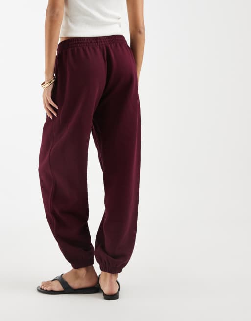 Joggers granates básicos de adidas Originals, 4 de 5