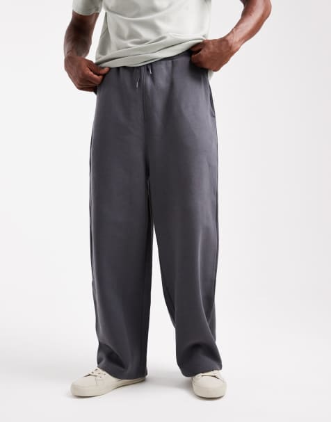 Joggers gris asfalto básicos de corte suelto Essentials de ASOS DESIGN - view 1