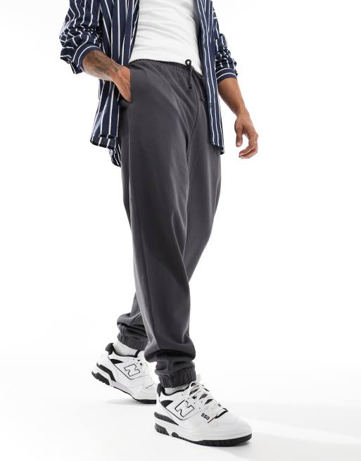 Joggers gris carbón básicos extragrandes de ASOS DESIGN