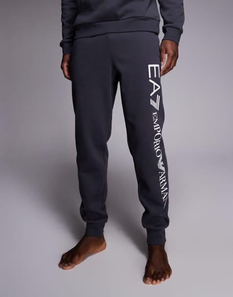 Joggers gris carbón con logo de Armani EA7 (parte de un conjunto) - view 1