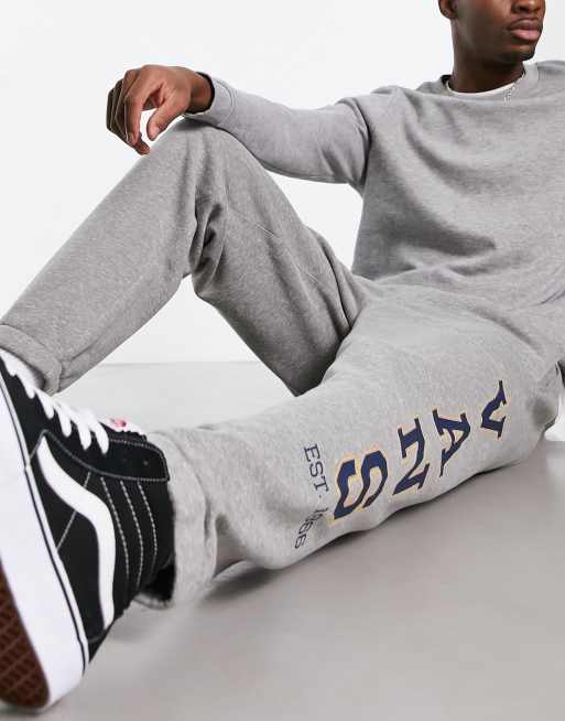Joggers gris claro MN de Vans ASOS