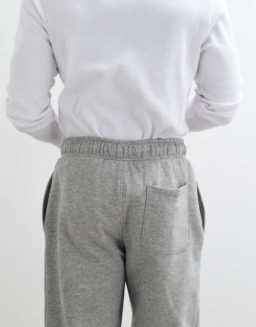 Joggers gris jaspeado básicos de corte tapered de ASOS DESIGN, 5 de 5