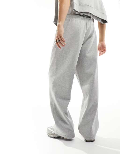 Joggers gris jaspeado de corte skater holgado de COLLUSION , 4 de 5