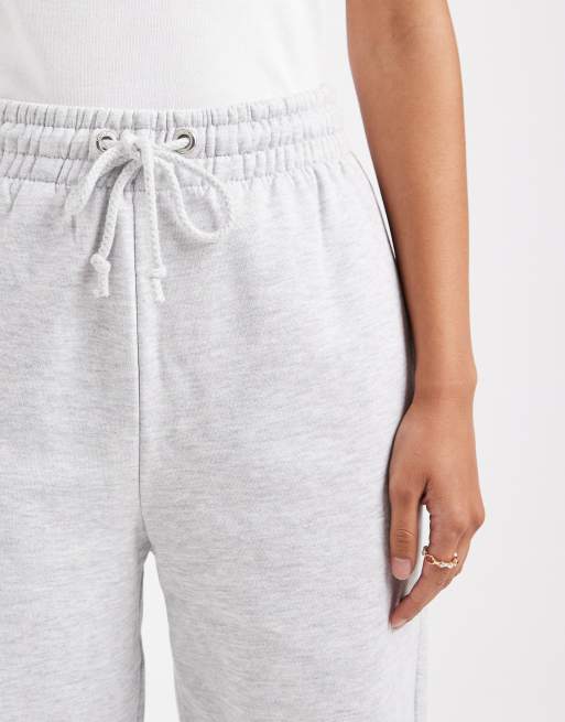 Joggers gris jaspeado extragrandes con bajos ajustados de COLLUSION, 3 de 5