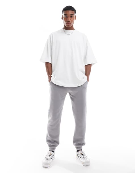 Joggers gris lavado de corte holgado de Hollister - view 1