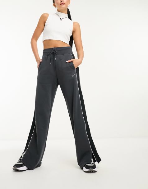 Joggers gris oscuro extragrandes de pernera ancha de felpa de Nike Streetwear - view 1