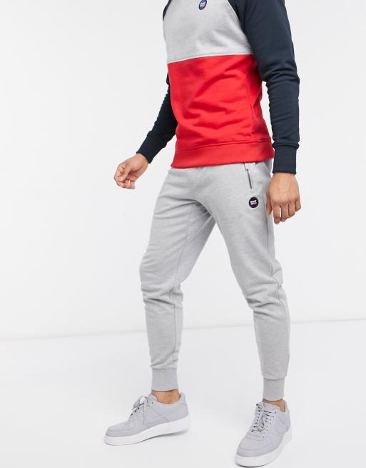 Chándal gris con diseño colour block Collective de Superdry, 3 de 3