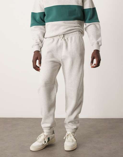 Joggers grises con bajos abiertos premium de Abercrombie & Fitch, 3 de 5