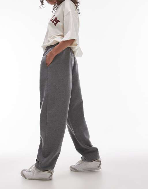 Joggers grises con jaretas y bajos ajustados de Topshop, 5 de 5