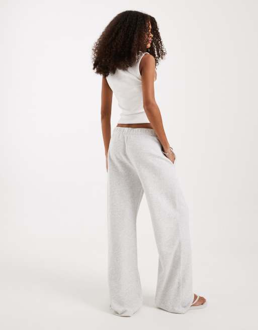 Joggers grises de pernera ancha de Hollister, 5 de 5