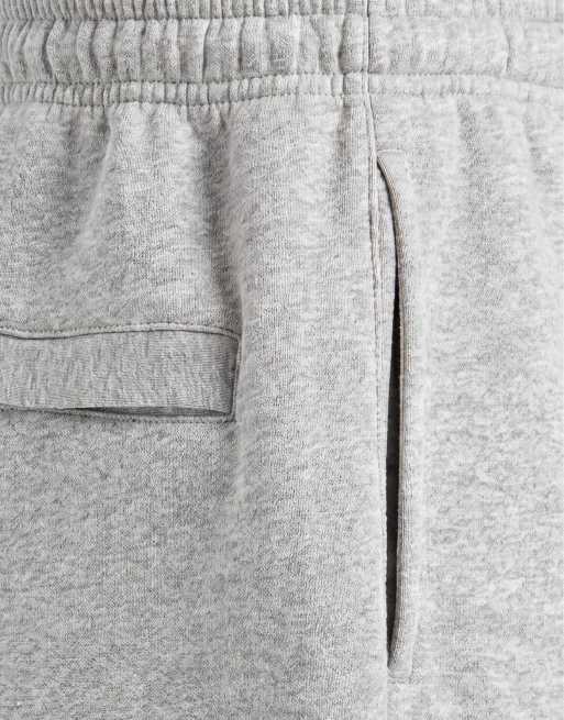 Joggers grises de pernera recta con logo de Nike Club Fleece, 9 de 9