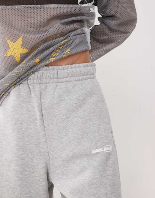 Joggers grises de pernera recta Ellipse de Karl Kani, 2 de 5