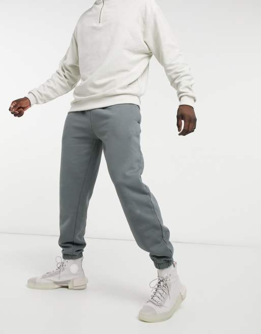 Joggers grises lavados extragrandes de Topman (parte de un conjunto)