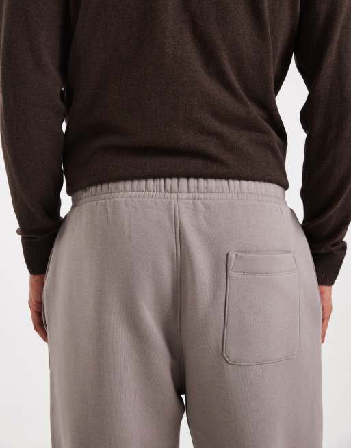 Joggers marrón claro básicos de corte tapered de ASOS DESIGN, 4 de 5