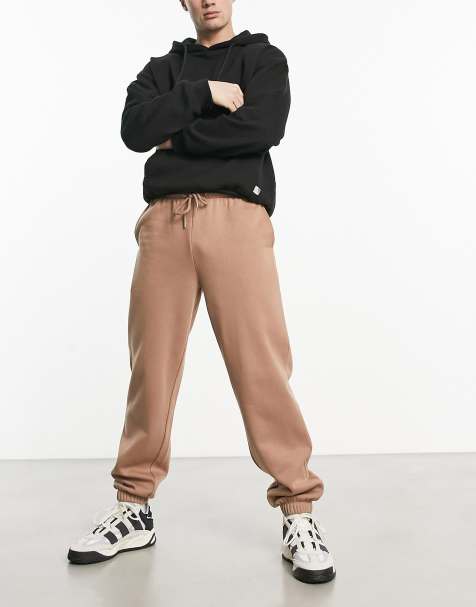 Joggers hombre marron hot sale