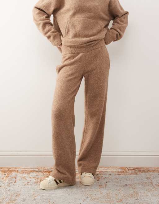 Joggers marrones extragrandes de punto de COLLUSION (parte de un conjunto), 5 de 5
