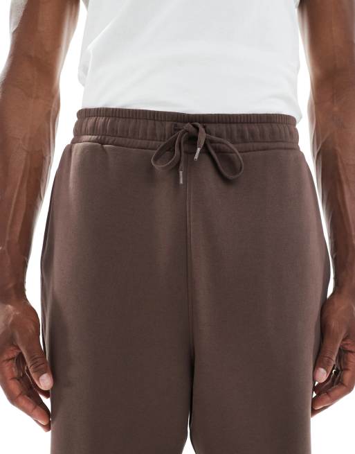 Joggers marrones holgados básicos Essentials de ASOS DESIGN , 5 de 5